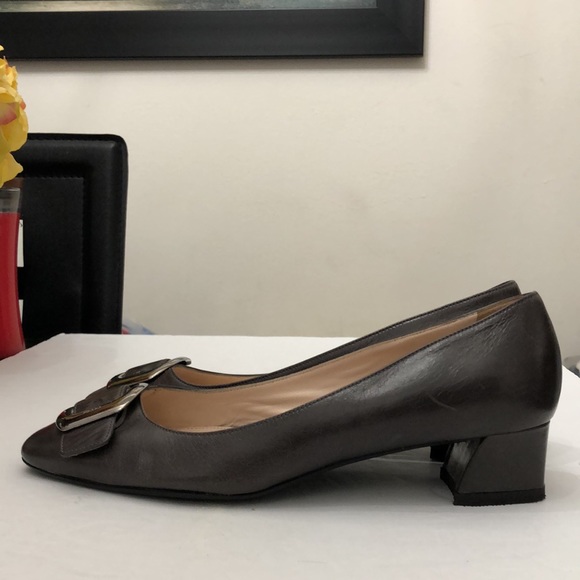 PRADA AUTHENTIC MADE IN ITALY VINTAGE LEATHER SHOES WOMENS SIZE 40 - Picture 2 of 14